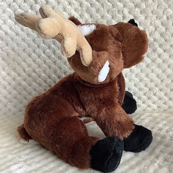 GANZ Webkinz HM137 Reindeer Stuffed Animal Toy No Code - Picture 2 of 10